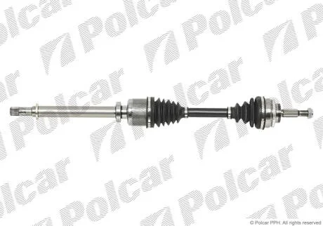 Привідний вал передній міст Polcar T49246A1