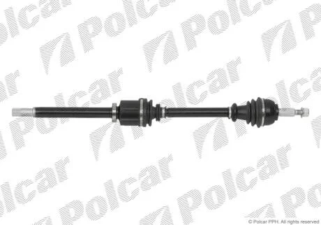 Приводной вал передний мост Polcar T49272