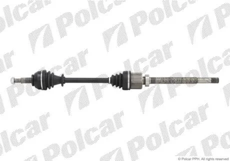 Привідний вал передній міст Polcar T49402