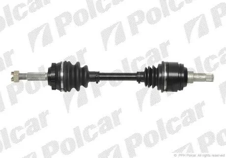 Приводной вал передний мост Polcar T58189A1