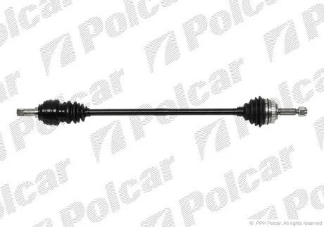 Приводной вал передний мост Polcar T58218A1
