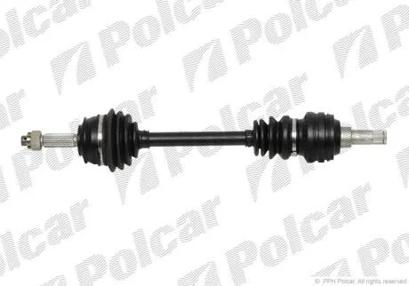 Приводной вал передний мост Polcar T58219