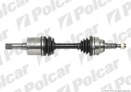 Приводной вал передний мост Polcar T58229