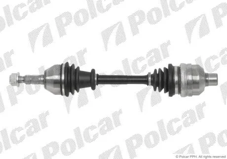 Приводной вал передний мост Polcar T58234