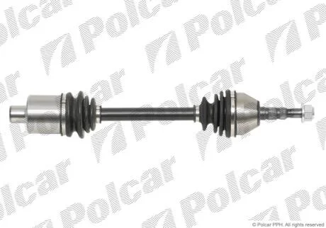 Привідний вал передній міст Polcar T58244