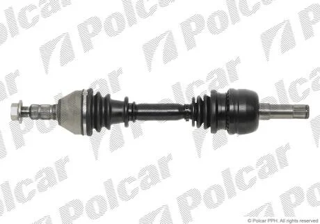Приводной вал передний мост Polcar T58255