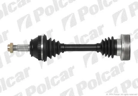 Привідний вал передній міст Polcar T58300A