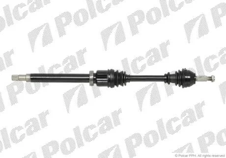 Приводной вал передний мост Polcar T68258