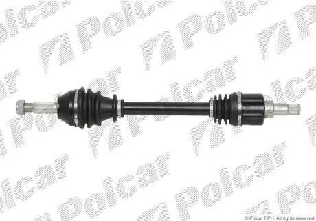 Приводной вал передний мост Polcar T68259