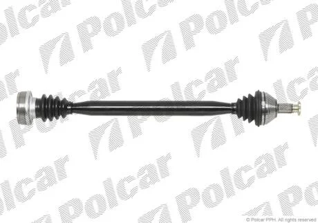 Привідний вал передній міст Polcar T68268