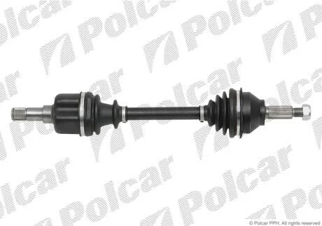 Привідний вал передній міст Polcar T68289