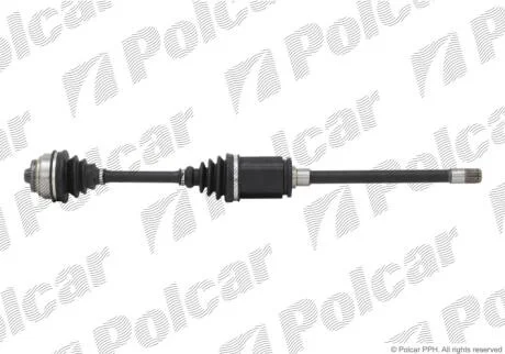 Привідний вал передній міст Polcar T68364