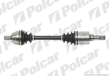 Приводной вал передний мост Polcar T68405