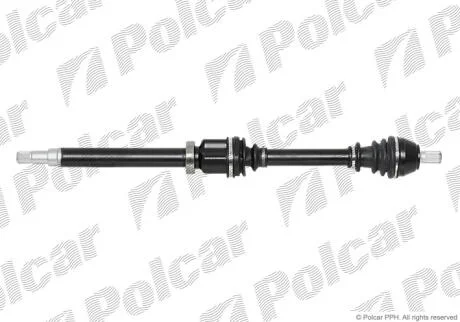 Приводной вал передний мост Polcar T68406