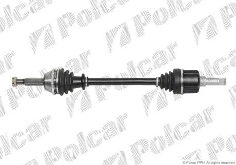 Привідний вал передній міст Polcar T68413A
