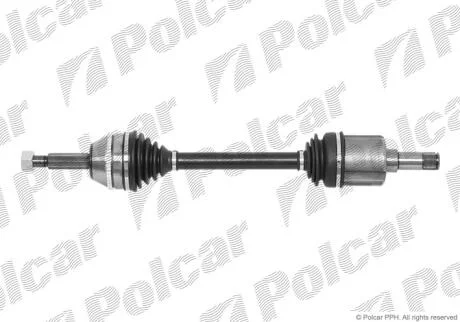 Привідний вал передній міст Polcar T68419A1