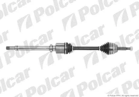 Привідний вал передній міст Polcar T68420A1