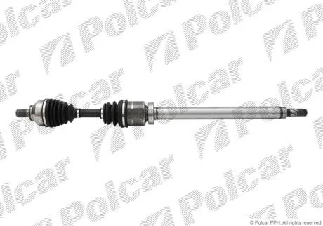 Приводной вал передний мост Polcar T68454
