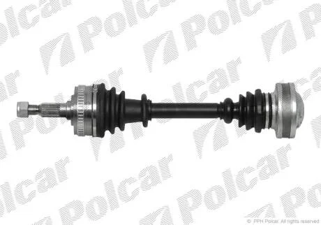 Приводной вал передний мост Polcar T78078A