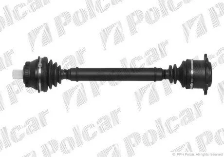 Привідний вал передній міст Polcar T78129A