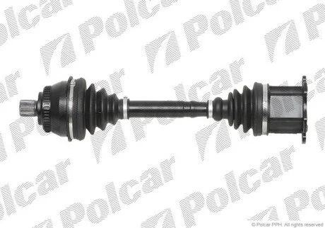 Привідний вал передній міст Polcar T78143A