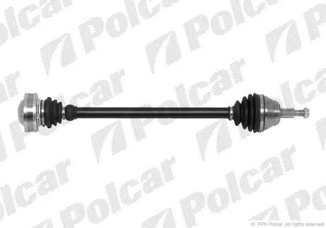 Приводной вал передний мост Polcar T78154