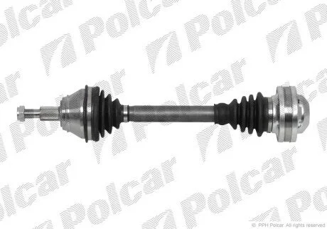 Привідний вал передній міст Polcar T78155