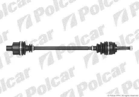 Приводной вал передний мост Polcar T78188A2