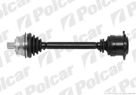 Приводной вал передний мост Polcar T78239A