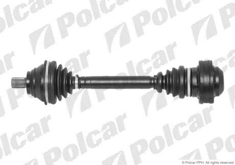 Привідний вал передній міст Polcar T78313