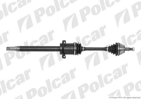 Фото 1 - привідний вал передній міст Polcar T78356 Привідний вал передній міст Polcar T78356 (фото 1)