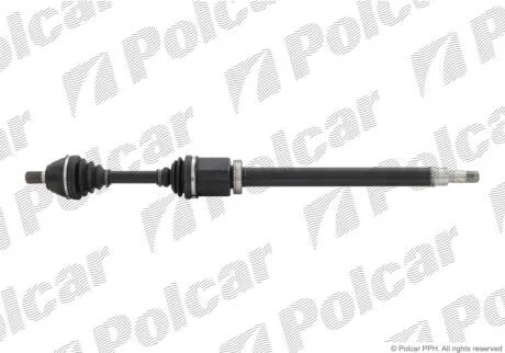 Приводной вал передний мост Polcar T78392
