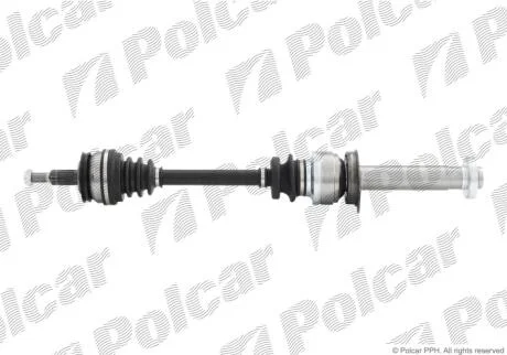 Приводной вал передний мост Polcar T78406
