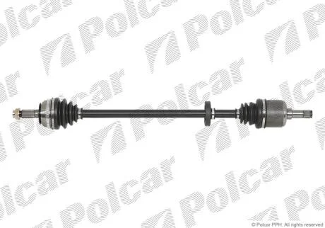 Приводной вал передний мост Polcar T98140A