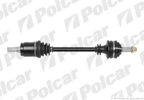Приводной вал передний мост Polcar T98141A