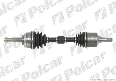 Привідний вал передній міст Polcar T98271A