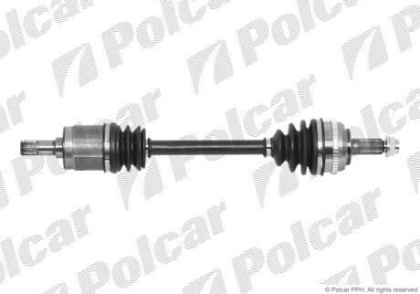 Фото 1 - приводной вал передний мост Polcar T98352A1 Приводной вал передний мост Polcar T98352A1 (фото 1)