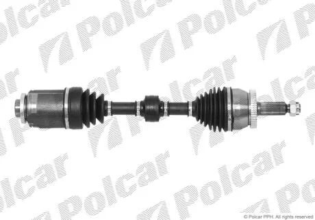 Привідний вал передній міст Polcar T98406A1