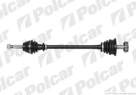 Приводной вал передний мост Polcar T99105