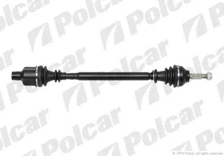 Приводной вал передний мост Polcar T99108