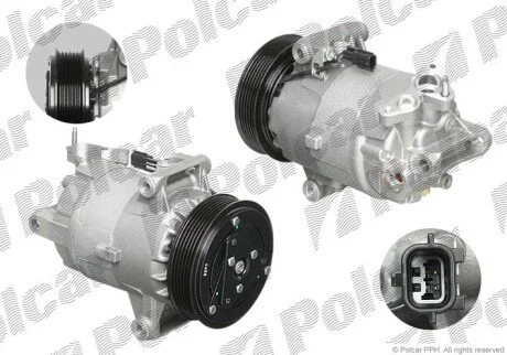 Компрессор кондиционера (новый) Polcar TSP0155965