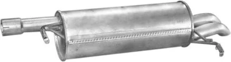 Глушник задн. (ое 4B0253609A) VW PASSAT 1.9 D (вир-во Polmostrow) POLMOSTROW 01.124