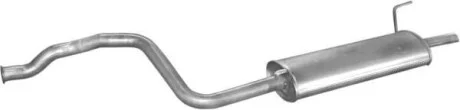 Глушник задн. AUDI 80 (вир-во Polmostrow) POLMOSTROW 01.63