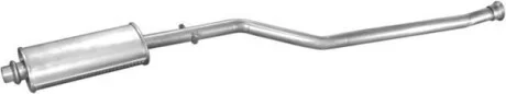 Глушитель центр. CITROEN (выр-во Polmostrow) POLMOSTROW 04.137