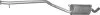 Резонатор Ford Sierra 85-87 1.3/1.6 SDN (вир-во Polmostrow) POLMOSTROW 08.21 (фото 1)