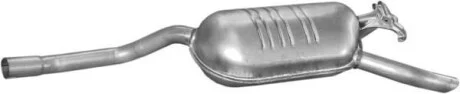 Глушитель задн. MERCEDES W124 (выр-во Polmostrow) POLMOSTROW 13.05