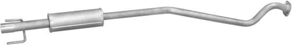 Глушитель центр. Opel Astra G 1.7DT (вир-во Polmostrow) POLMOSTROW 17.305 (фото 1)