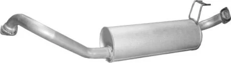 Глушитель центр. TOYOTA LAND CRUISER 4.2 (1990-1998) (выр-во Polmostrow) POLMOSTROW 26.292