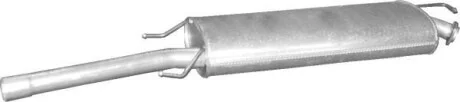 Глушник центр. TOYOTA RAV 4 (2005-08) (вир-во Polmostrow) POLMOSTROW 26.325