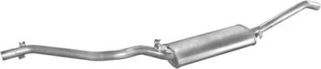 Глушитель задн. VW JETTA (выр-во Polmostrow) POLMOSTROW 30.12